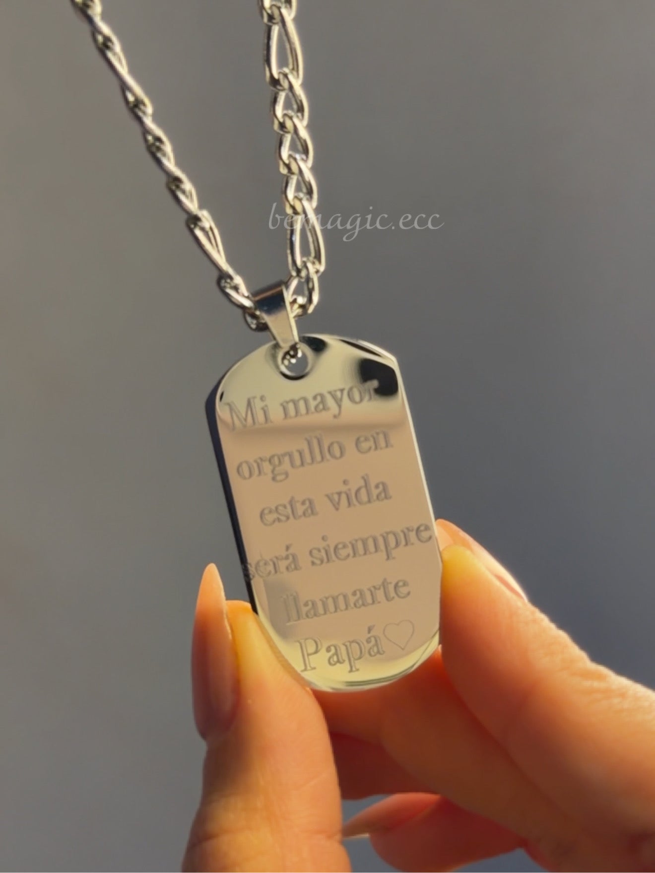 Collar Papá mi primer Amor 💙