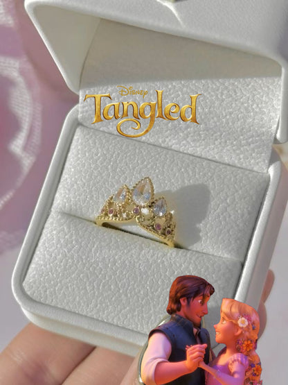 Anillo Corona de Rapunzel 🌸💖