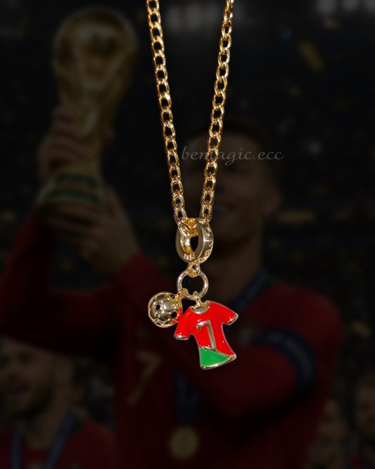 Collar CR7 Dorado ⚽️♥️