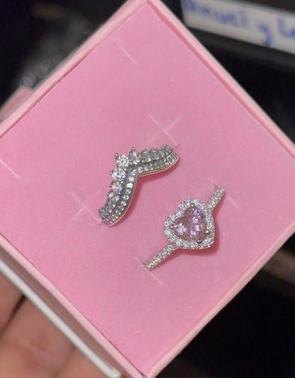 Princess set rings ♥️