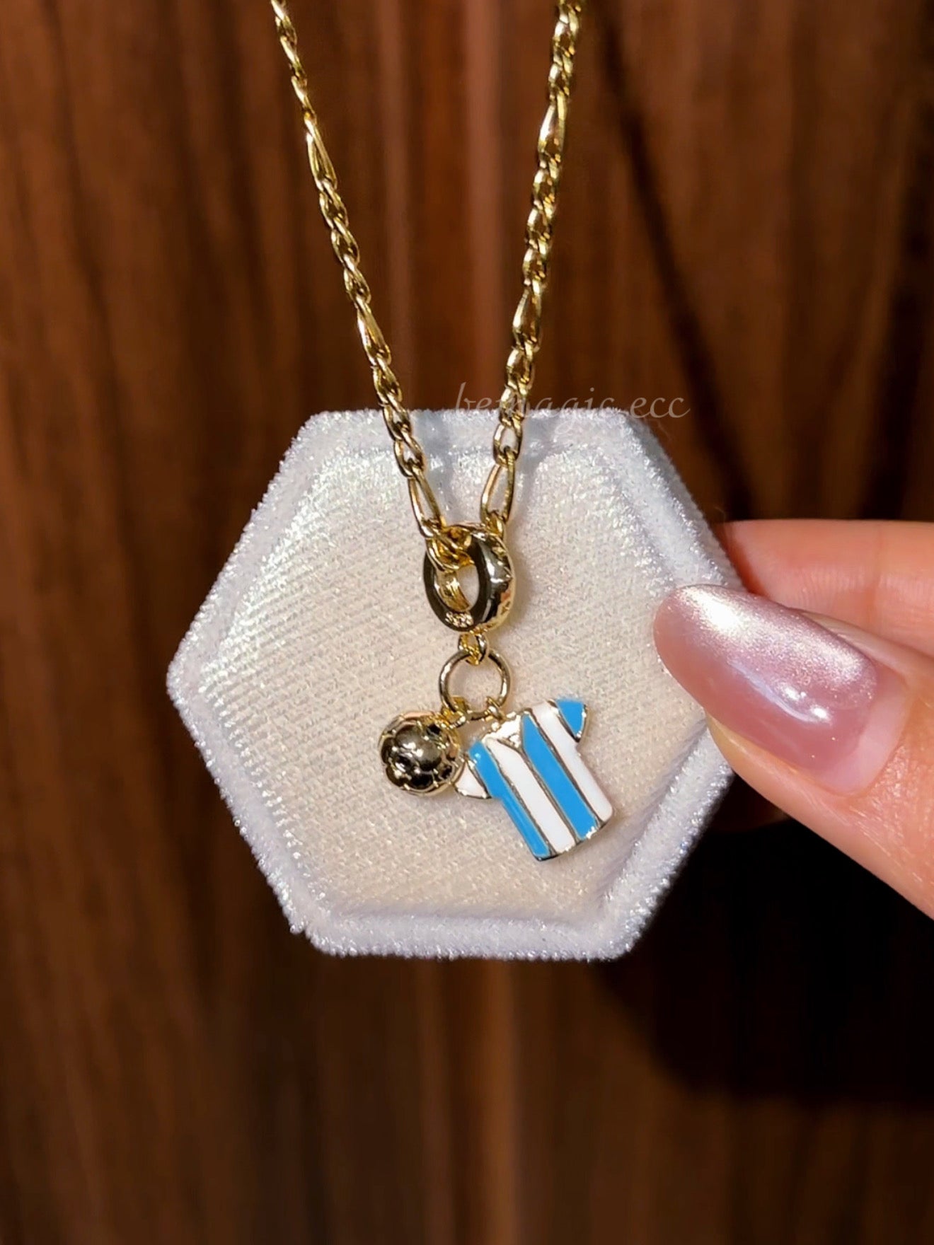 Collar Messi / Dorado 🩵⚽️