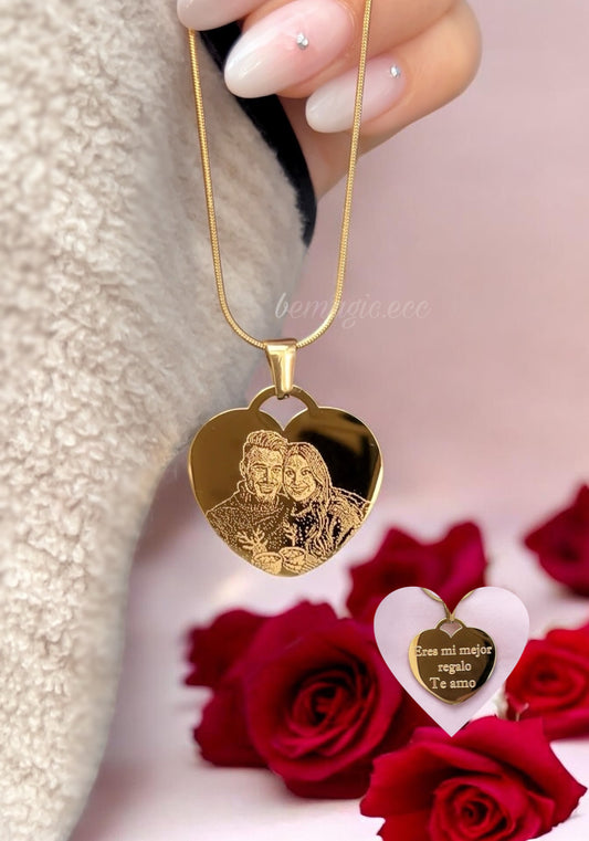 Collar fotograbado Eres Mi Amor ♥️ especial  San Valentín