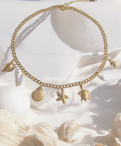 Summer Charm Necklace 🐚 🌊