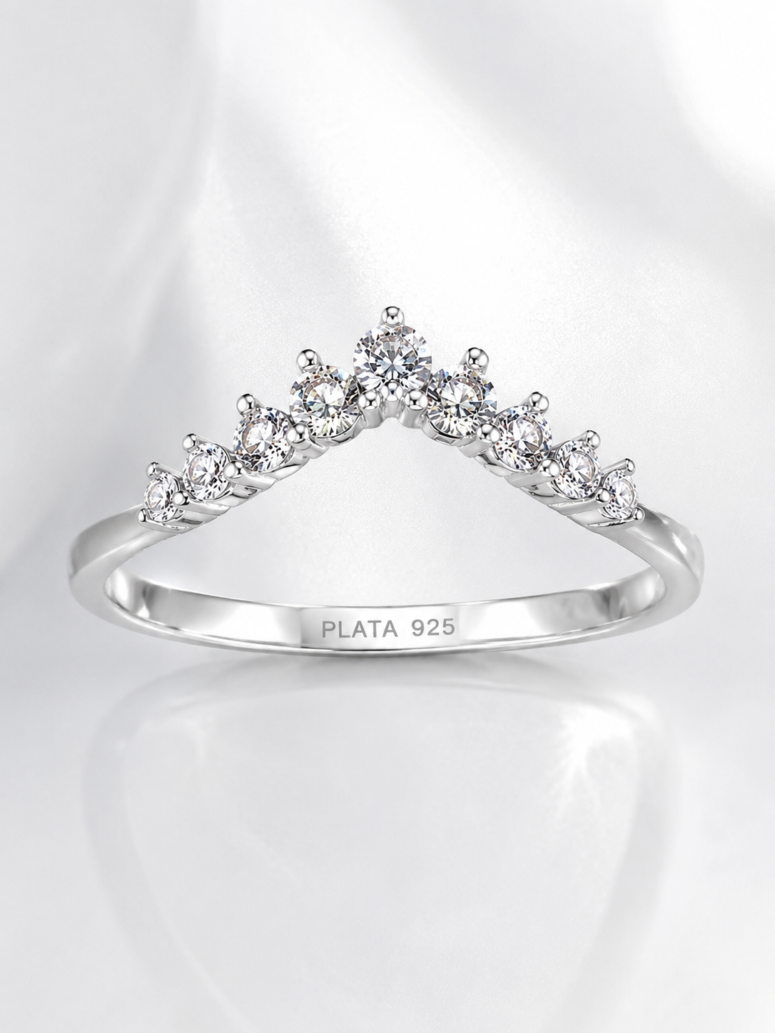 Anillo promesa crown 💍 Plata 925