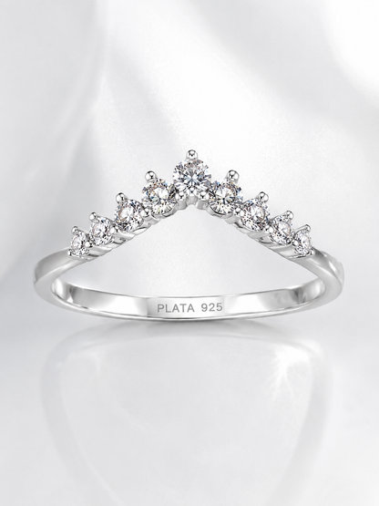 Anillo promesa crown 💍 Plata 925