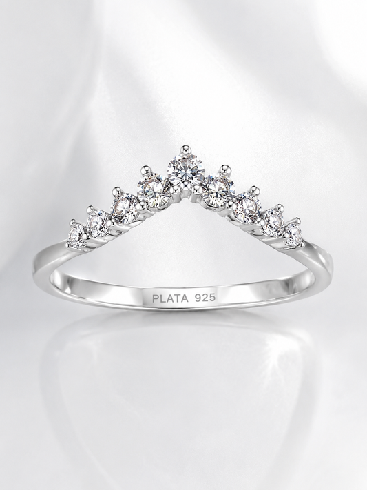 Anillo promesa crown 💍 Plata 925
