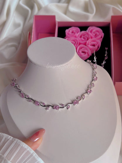 Tulips for her 🌷 Set Rosado y Plateado