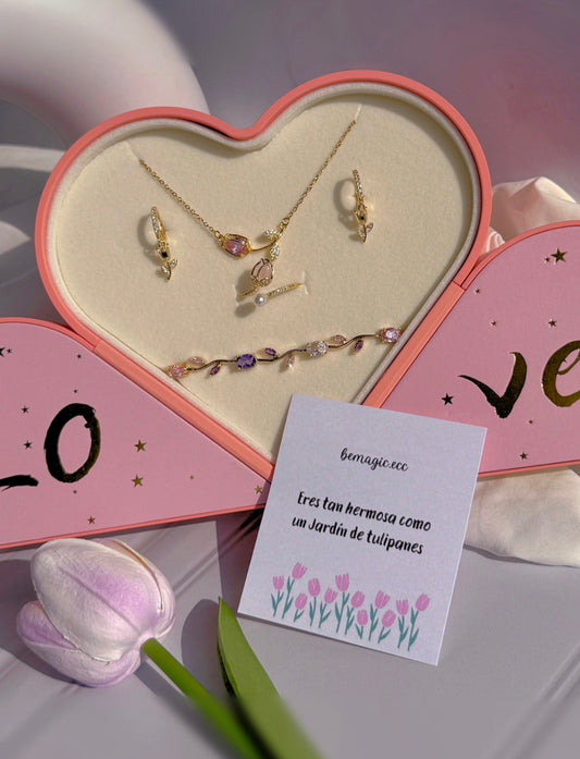 Tulipanes de Primavera 💐 Set Jardín de Tulipanes