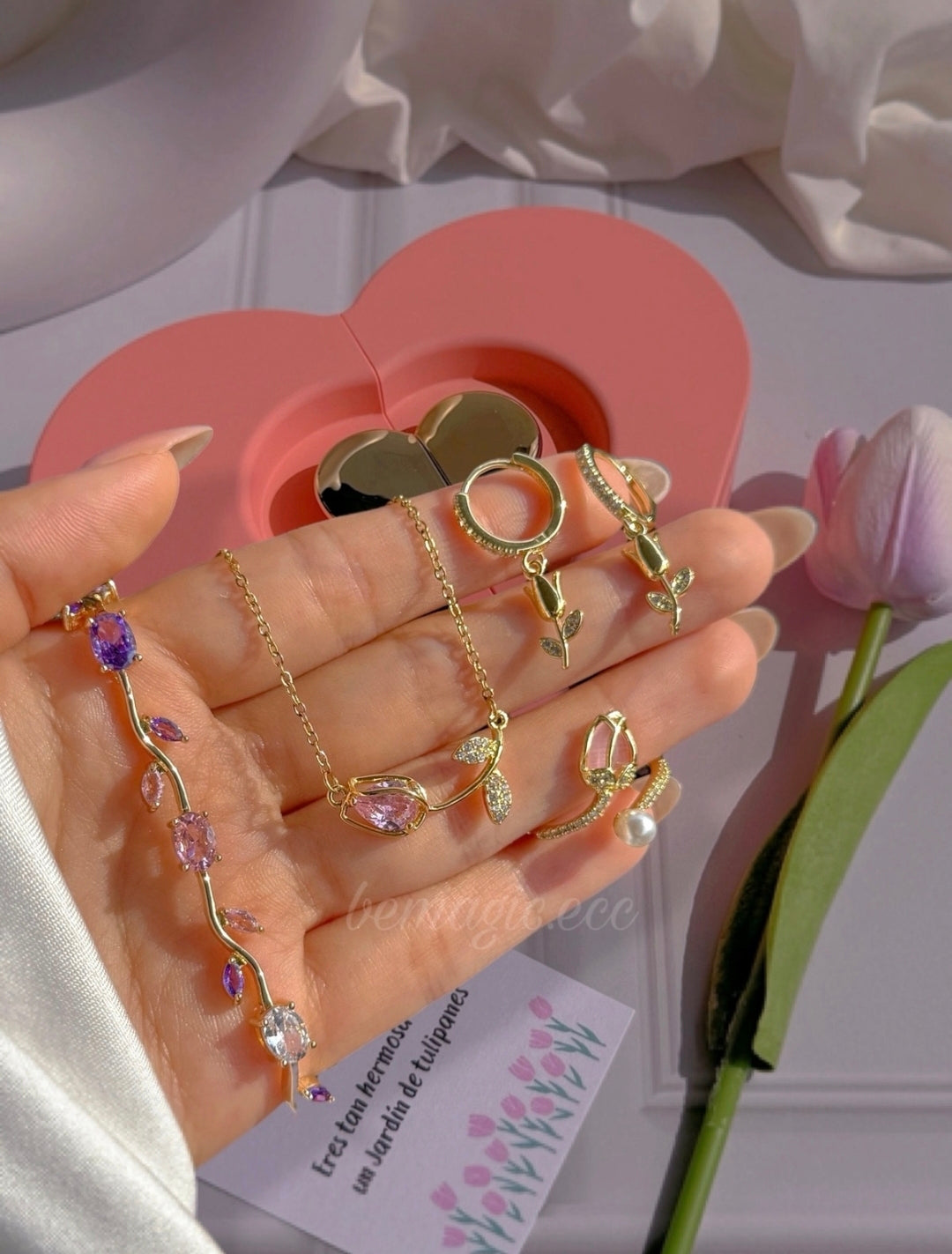 Tulipanes de Primavera 💐 Set Jardín de Tulipanes